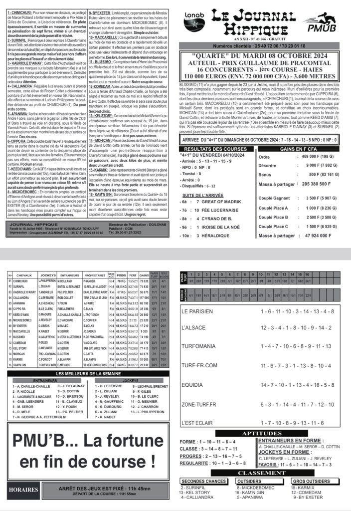 Screenshot_20241006-212451-704x1024 Journal Hippique PMUB du 08 Octobre 2024 : Tout ce qu’il faut savoir